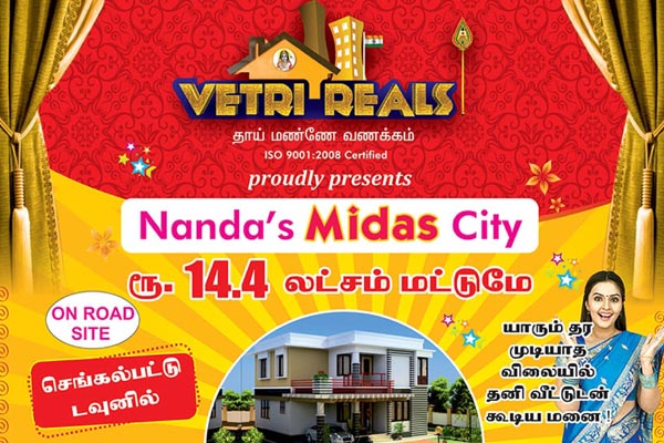Vetri Reals Nanda's Midas City